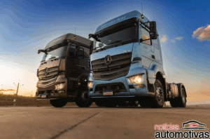 Novo caminhão Mercedes-Benz Axor surge no Brasil com capacidades adicionais e cabine redesenhada